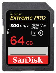 Sandisk Extreme Pro SDXC 64GB Class 10 U3 V90 UHS-II