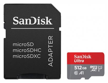 Sandisk Ultra microSDXC 512GB Class 10 U1 A1 UHS-I 140MB/s