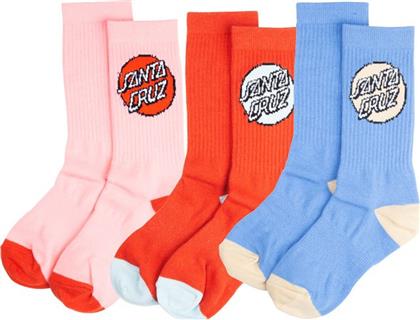 Santa Cruz Pop Dot SCA-WSK-0154 3Pack Pink / Orange / Light Blue