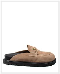 Sante Flat Mules σε Καφέ Χρώμα από το CasualShoes