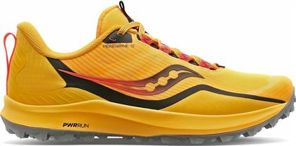 Saucony Peregrine 12 Ανδρικά Αθλητικά Παπούτσια Trail Running Πορτοκαλί από το MybrandShoes