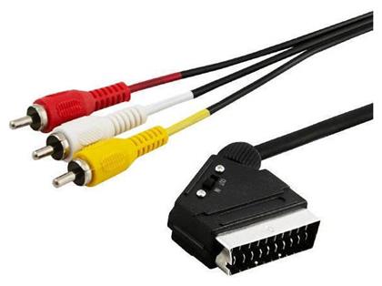 Savio Cable Scart male - Composite male 2m (CL-133) από το Public