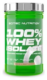 Scitec Nutrition 100% Whey Isolate Drink Powder with Added Amino Acids Πρωτεΐνη Ορού Γάλακτος Χωρίς Γλουτένη με Γεύση Cookies & Cream 700gr από το Pharm24