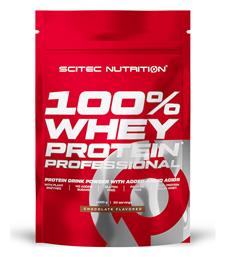 Scitec Nutrition 100% Whey Protein Professional Πρωτεΐνη Ορού Γάλακτος Χωρίς Γλουτένη με Γεύση Σοκολάτα 1kg