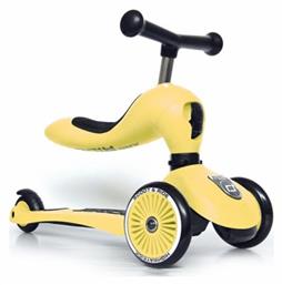 Scoot & Ride Παιδικό Πατίνι Highwaykick 1 Τρίτροχο με Κάθισμα για 1-5 Ετών Κίτρινο