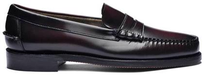 Sebago Classic Dan Δερμάτινα Ανδρικά Loafers σε Μπορντό Χρώμα