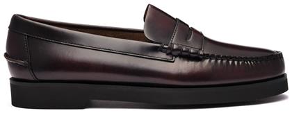 Sebago Dan Polaris Δερμάτινα Ανδρικά Loafers σε Μπορντό Χρώμα από το Mustshoes