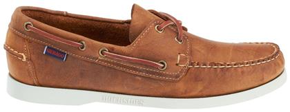 Sebago Docksides Portland Crazy Suede Ανδρικά Boat Shoes σε Ταμπά Χρώμα