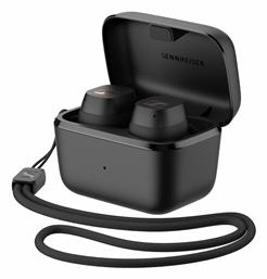 Sennheiser Sport True Wireless In-ear Bluetooth Handsfree Ακουστικά με Αντοχή στον Ιδρώτα και Θήκη Φόρτισης Μαύρα