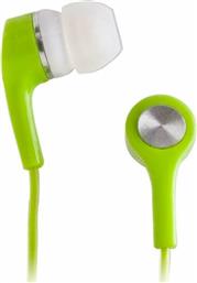 Setty Ακουστικά Ψείρες In Ear Stereo Headset Πράσινα από το Plus4u