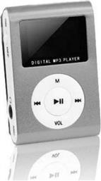 Setty Portable Mini MP3 Player (32GB) με Οθόνη LCD 1'' Ασημί