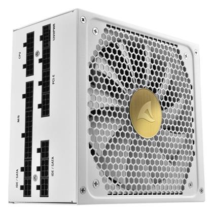 Sharkoon Rebel P30 White 1000W Λευκό Τροφοδοτικό Υπολογιστή Full Modular 80 Plus Gold