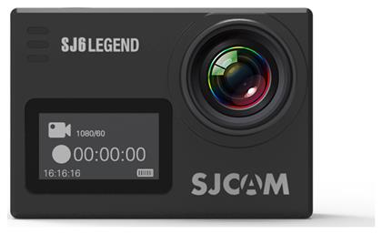 SJCAM SJ6 Legend Action Camera 4K Ultra HD με WiFi Μαύρη με Οθόνη 2''