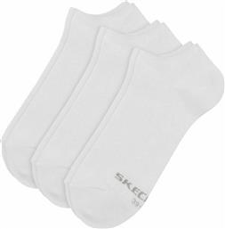 Skechers Ανδρικές Μονόχρωμες Κάλτσες Λευκές 3Pack από το MybrandShoes