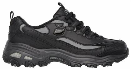 Skechers D'Lites Fresh Start Γυναικεία Chunky Sneakers Μαύρα