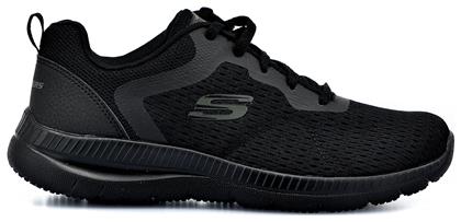 Skechers Engineered Mesh Lace-Up Γυναικεία Sneakers Μαύρα