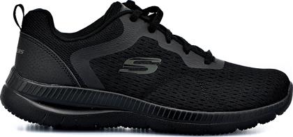 Skechers Engineered Mesh Lace-Up Γυναικεία Sneakers Μαύρα