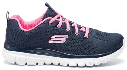 Skechers Graceful Get Connected Γυναικεία Αθλητικά Παπούτσια Running Μπλε από το Modivo