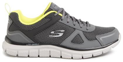 Skechers Lite-weight Qtr Overlay Ανδρικά Αθλητικά Παπούτσια Running Γκρι από το Epapoutsia