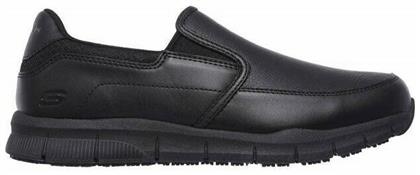 Skechers Napa Groton SR Ανδρικά Casual Παπούτσια Μαύρα