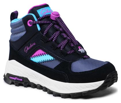 Skechers Παιδικά Μποτάκια Πεζοπορίας Μαύρα από το Epapoutsia