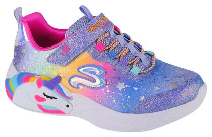 Skechers Παιδικά Sneakers με Φωτάκια για Κορίτσι Μωβ