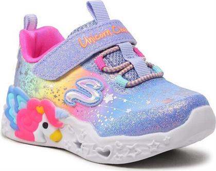 Skechers Παιδικά Sneakers Unicorn Charmer Twilight Dream με Σκρατς & Φωτάκια για Κορίτσι Λιλά από το Modivo