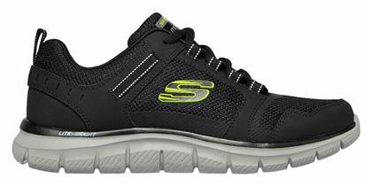 Skechers Track Knockhill Ανδρικά Αθλητικά Παπούτσια Running Μαύρα