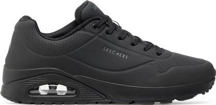 Skechers Uno Stand On Air Ανδρικά Sneakers Μαύρα από το Plus4u