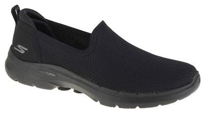 Skechers Walk 6 Clear Virtue Γυναικεία Slip-On Μαύρα από το MybrandShoes