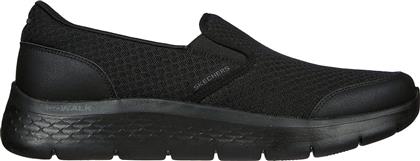 Skechers Walk Flex Request Ανδρικά Sneakers Μαύρα από το Plus4u