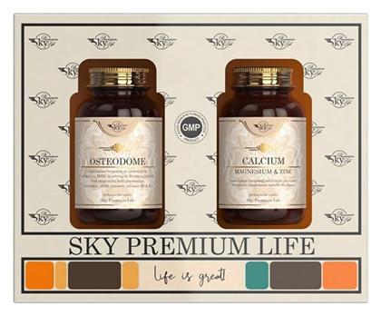 Sky Premium Life Osteodome 60 ταμπλέτες & Calcium, Magnesium & Zinc 60 ταμπλέτες