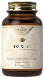 Sky Premium Life Vitamin D3 & K2 Βιταμίνη για Ανοσοποιητικό 60 ταμπλέτες