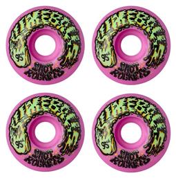 SLIME BALLS Ροδάκια 54mm Snot Rockets Pastel Pink 95a - -SLM-SKW-0114-122-PINK