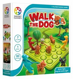 Smart Games Επιτραπέζιο Παιχνίδι Walk the Dog για 1 Παίκτη 7+ Ετών από το EasyU