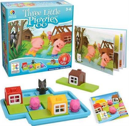 Smart Games Επιτραπέζιο Παιχνίδι Three Little Piggies για 1 Παίκτη 3+ Ετών από το Moustakas Toys