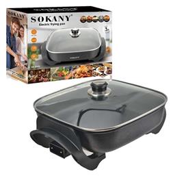 Sokany Ηλεκτρικό Wok 1500W Μαύρο από το MagicStore