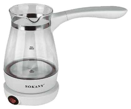 Sokany YLW-607 Ηλεκτρικό Μπρίκι 600W με Χωρητικότητα 500ml Λευκό