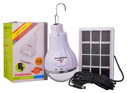 Solar LED Light Golden Road Κρεμαστό Ηλιακό Φωτιστικό 5W 900lm IP64 GR028