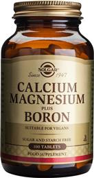 Solgar Calcium Magnesium Plus Boron 100 ταμπλέτες από το Pharm24