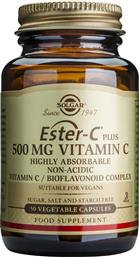Solgar Ester-C Plus Βιταμίνη για Ενέργεια & Ανοσοποιητικό 500mg 50 φυτικές κάψουλες από το Pharm24