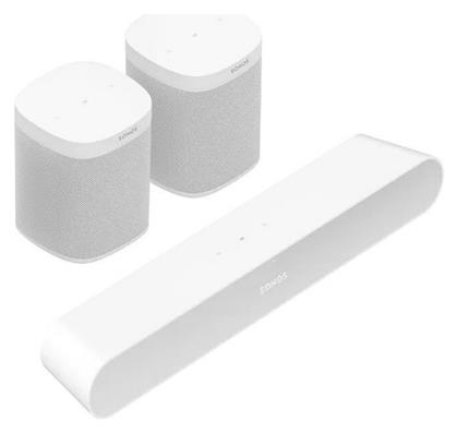 Sonos Σετ Ηχείων Home Cinema 5.0 Ray & 2x One SL White