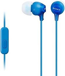 Sony MDR-EX15AP In-ear Handsfree με Βύσμα 3.5mm Μπλε από το e-shop