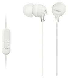 Sony MDR-EX15AP In-ear Handsfree με Βύσμα 3.5mm Λευκό