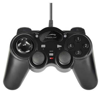 SpeedLink Thunderstrike Ενσύρματο Gamepad για PC Μαύρο