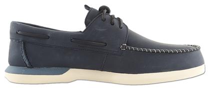 Sperry Top-Sider Plushwave 2.0 Δερμάτινα Ανδρικά Boat Shoes σε Μπλε Χρώμα από το Z-mall