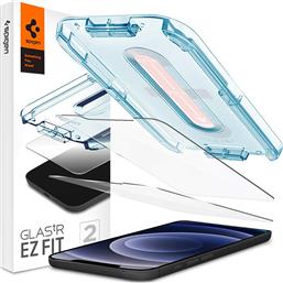 Spigen EZ Fit GLAS.tR Slim 2.5D Tempered Glass 2τμχ (iPhone 12 / 12 Pro) από το Public