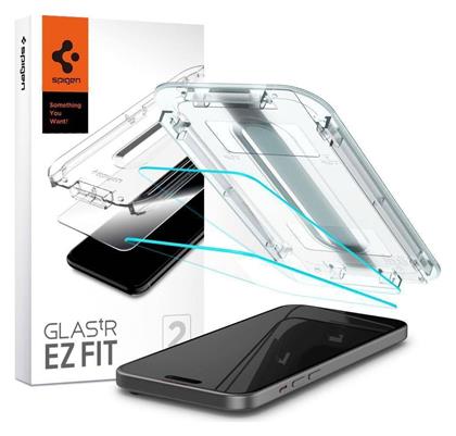 Spigen GLAS.tR Alignmaster 2-pack Tempered Glass (iPhone 15)