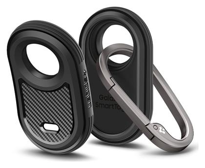 Spigen Rugged Armor Θήκη Μπρελόκ Σιλικόνης για SmartTag2 σε Μαύρο χρώμα