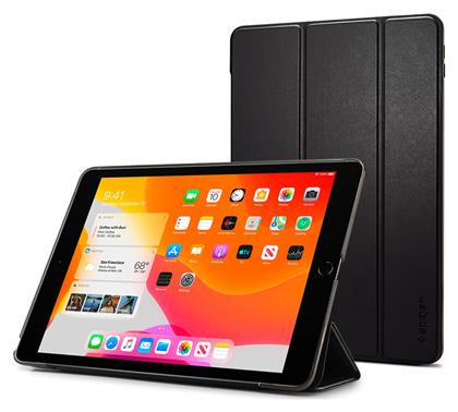 Spigen Smart Fold Flip Cover Δερματίνης / Σιλικόνης Μαύρο (iPad 2019/2020/2021 10.2'') από το Uniqueshop